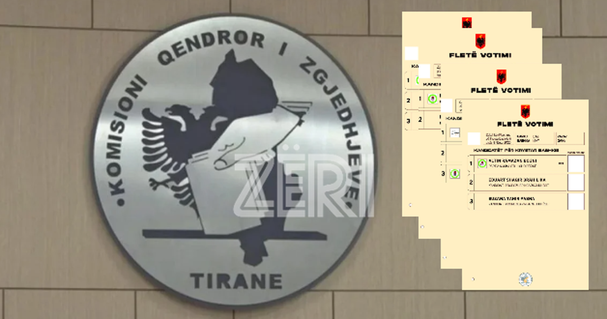 Zgjedhjet e pjesshme në 5 bashki/ KQZ publikon fletën e votimit dhe renditjen e kandidatëve (FOTO)