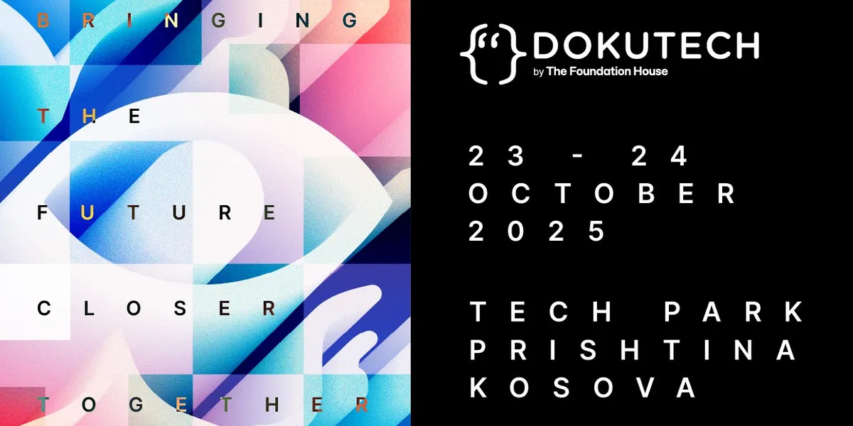 DOKU.TECH prezanton programin ekskluziv që sjell në Tech Park me 23 dhe 24 tetor