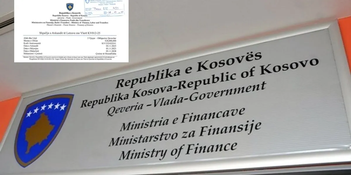 Ankandi i radhës i letrave me vlerë mbahet më 4 nëntor, në shumën prej 20 milionë euro