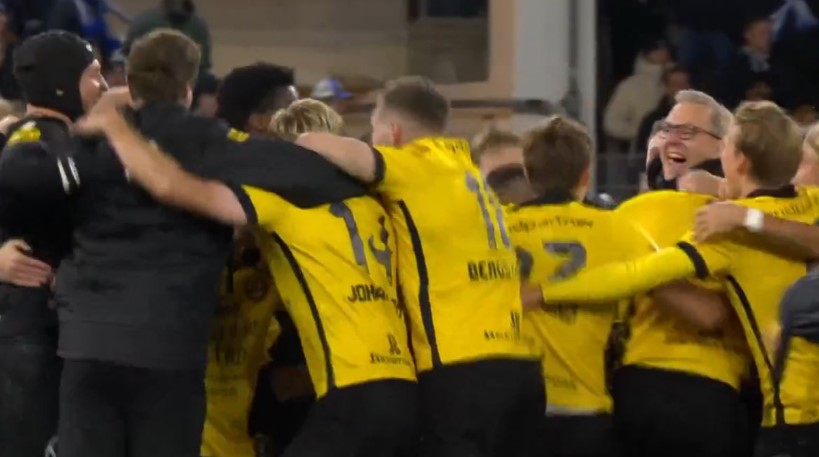 VIDEO/ Histori për t’u shkruar në libra! Klubi i fshatit të vogël të peshkatarëve fiton titullin në Suedi