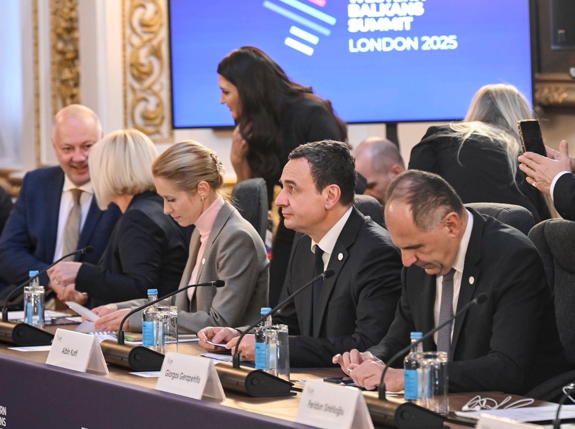 Samiti i Procesit të Berlinit, Albin Kurti: Përparimi i Kosovës mbetet nën hijen e kërcënimeve nga fqinji ynë verior! Sulmi  në Banjskë nuk mund të injorohet