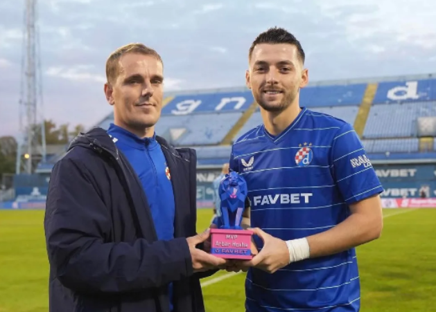 Vlerësim maksimal në Kroaci, Arbër Hoxha shpallet lojtari i muajit