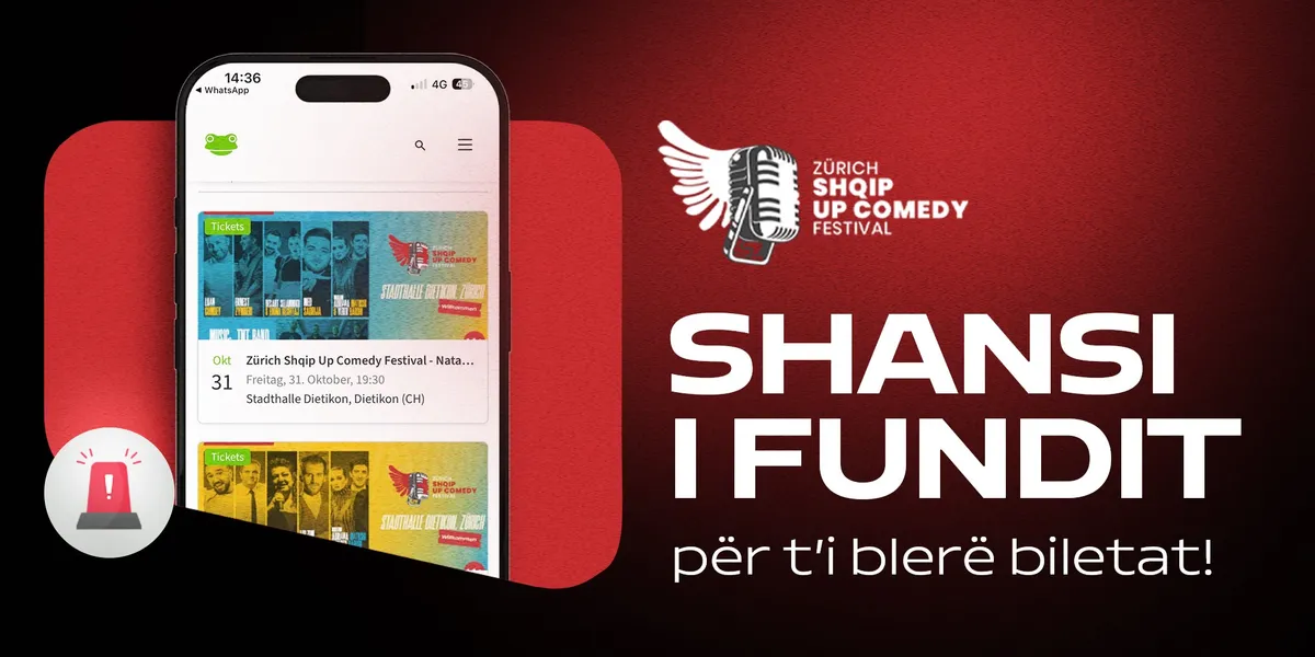 Humori shqiptar pushton Zvicrën – mos mbet pa biletë për festivalin më të madh të komedisë