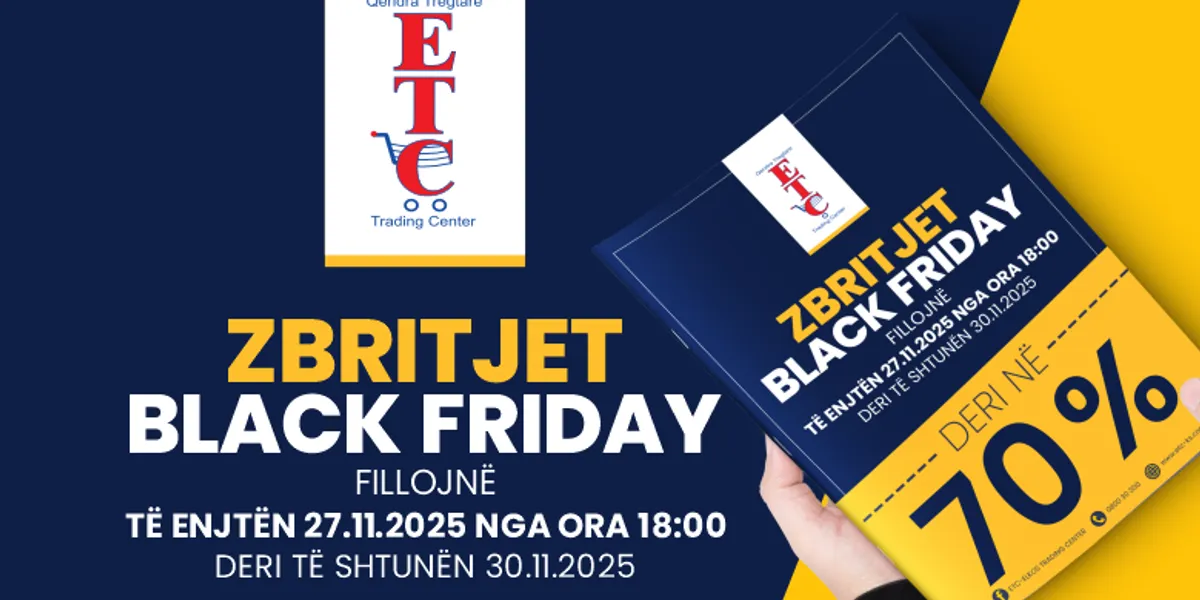 Black Friday me zbritje deri 70%