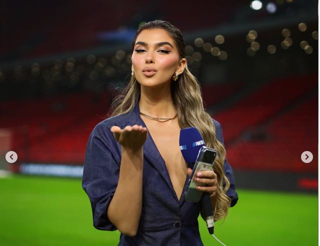 FOTO/ Françeska Rustem, moderatorja sportive ndez rrjetin me të brendshme