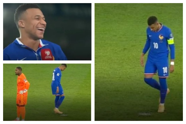 VIDEO/ Kamerat e nxjerrin zbuluar, si Mbape tentoi të sabotonte penalltinë e Ukrainës! Francezi shpërthen në të qeshura më pas