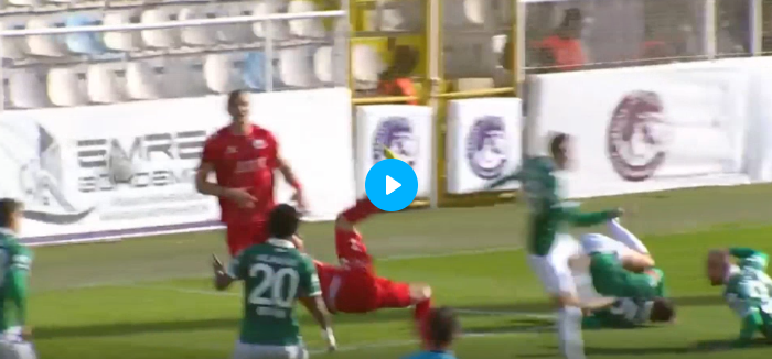 VIDEO/ Gol me roveshatë nga Odise Roshi, ish-sulmuesi i Kombëtares shtang rivalët në Turqi