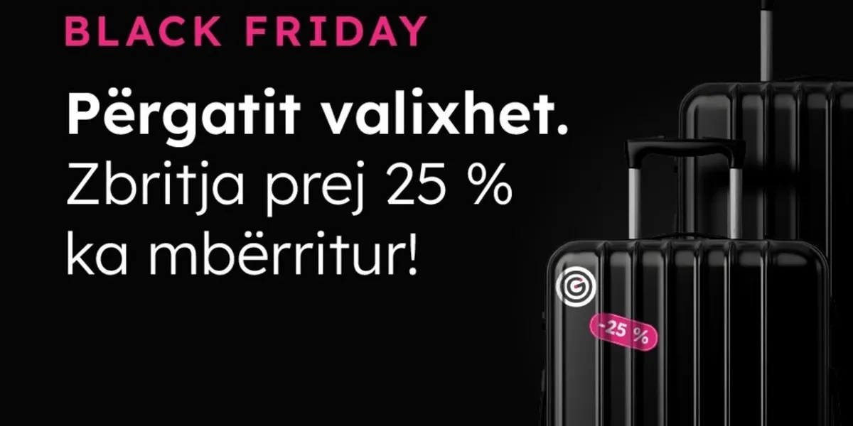 Black Friday – 25% zbritje në transportet GoOpti