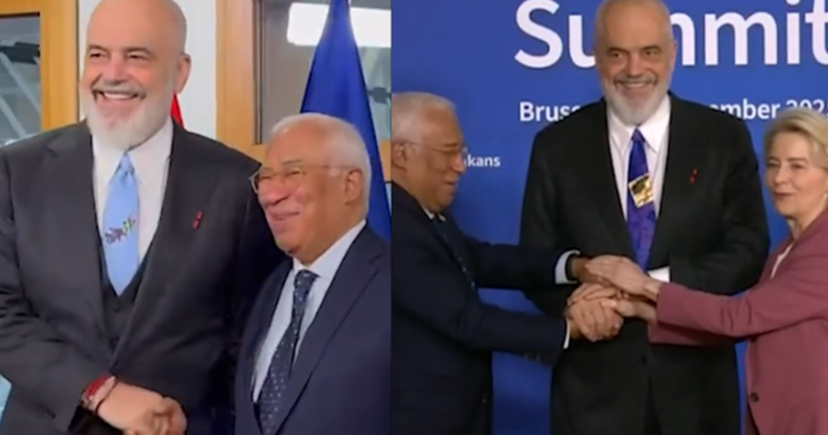 Samiti BE–Ballkani Perëndimor/ Shtrëngimi duarsh e përqafime mes liderëve, Rama ndan video-kartolinën