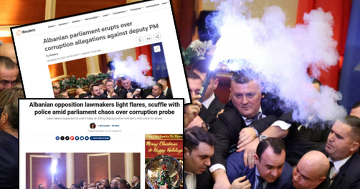 KAOSI në Kuvend jehonë në mediat ndërkombëtare! Reuters e Fox News: Parlamenti në protestë për shkak të akuzave ndaj Ballukut