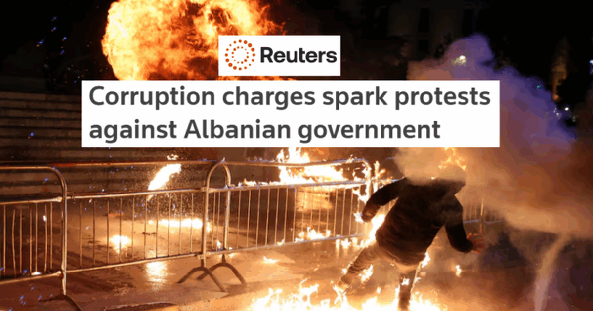 ‘Flakë e tym para Kryeministrisë’-Reuters: Akuzat për korrupsion ndaj zv.kryeministres ndezin protesta