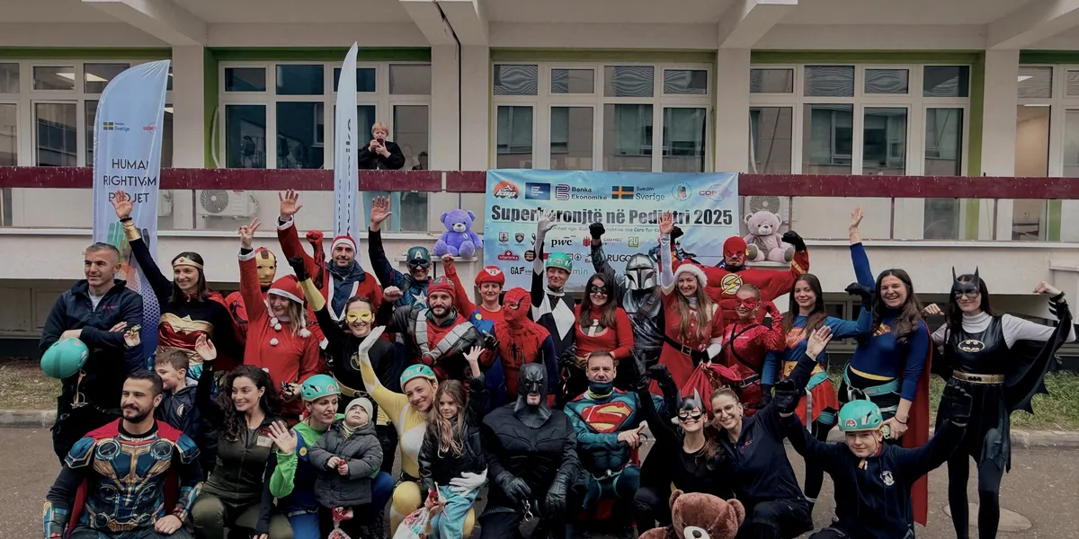 Shpresë dhe gëzim për fëmijët në pediatri