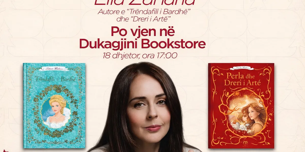 Elia Zaharia promovon të enjten në ora 17:00, librin e ri “Perla dhe Dreri i artë” në Librarinë Dukagjini