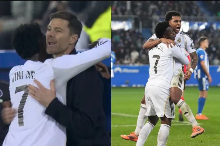 VIDEO/ Vinicius dhe Çabi Alonso “sheshojnë” çdo mosmarrëveshje, braziliani revoltohet me arbitrin: Nuk akordoi penallti sepse jam unë!