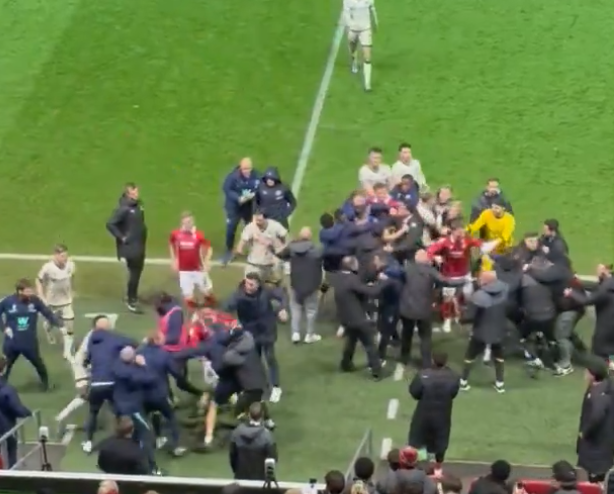 VIDEO/ Grushte si asnjëherë tjetër, plas keq mes ekipit të Anis Mehmetit dhe rivalëve të Championship