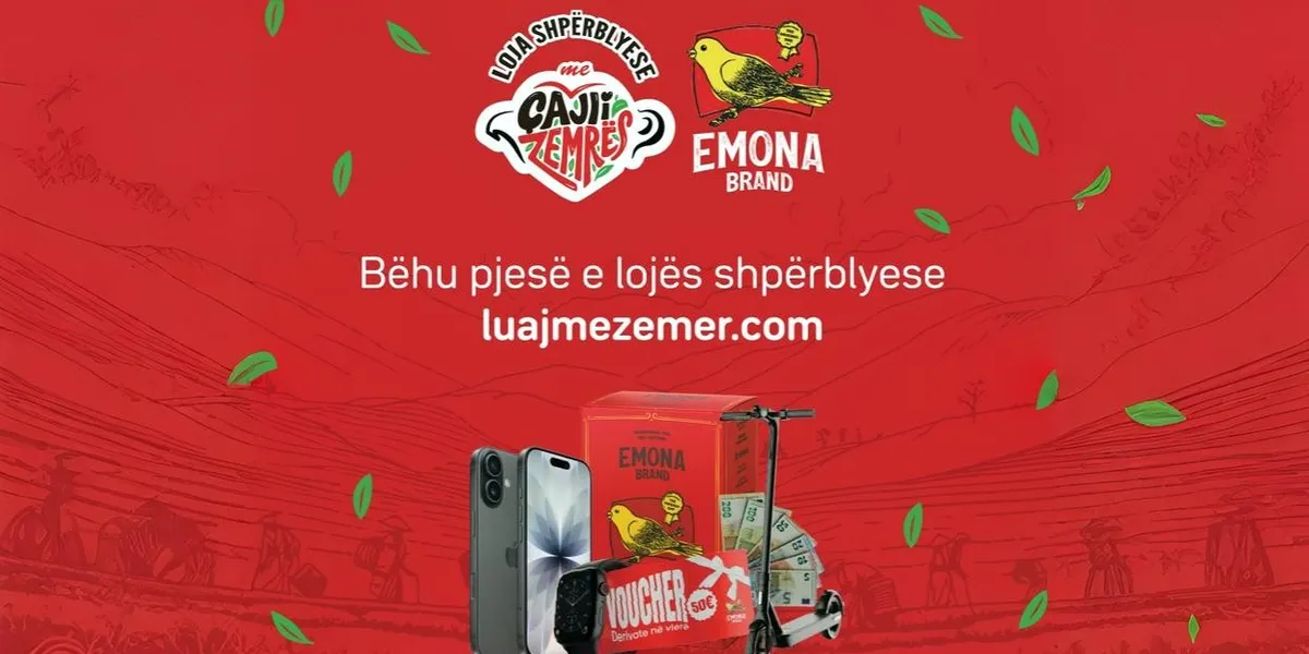 Emona Brand me “Loja Shpërblyese me Çajin e Zemrës”
