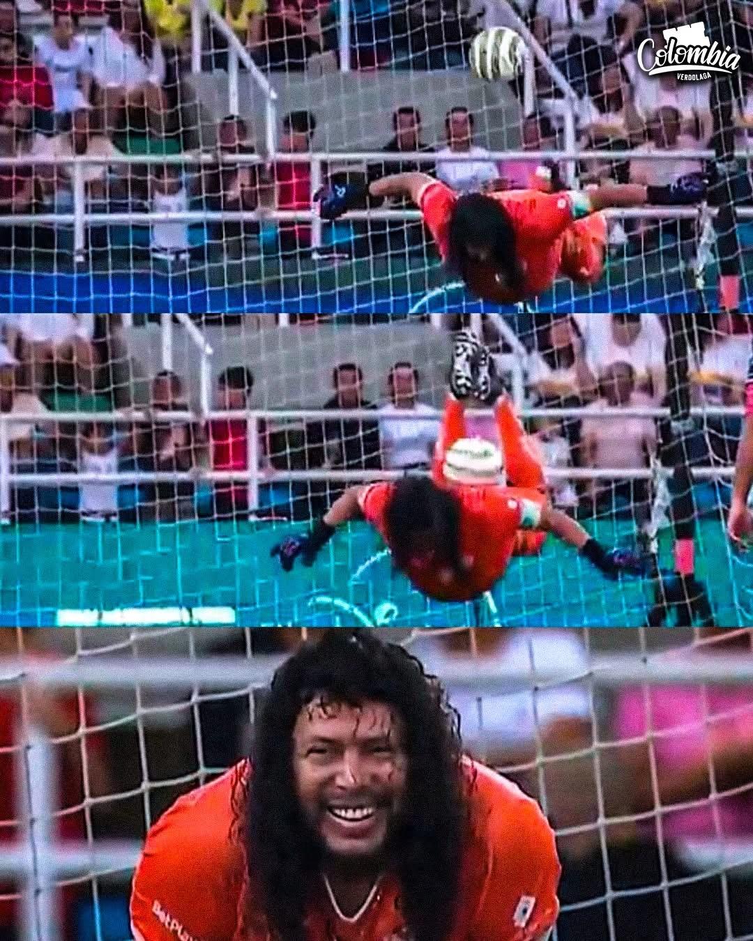 VIDEO/ 30 vite më vonë, Higuita rikrijon pritjen ikonike me “kërcimin e akrepit”