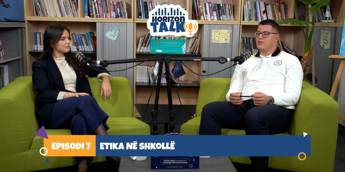 Horizon School vazhdon me inovacion: Publikon episodin e 7-të të podcastit HorizonTalk, unik në Kosovë për nga formati dhe qasja