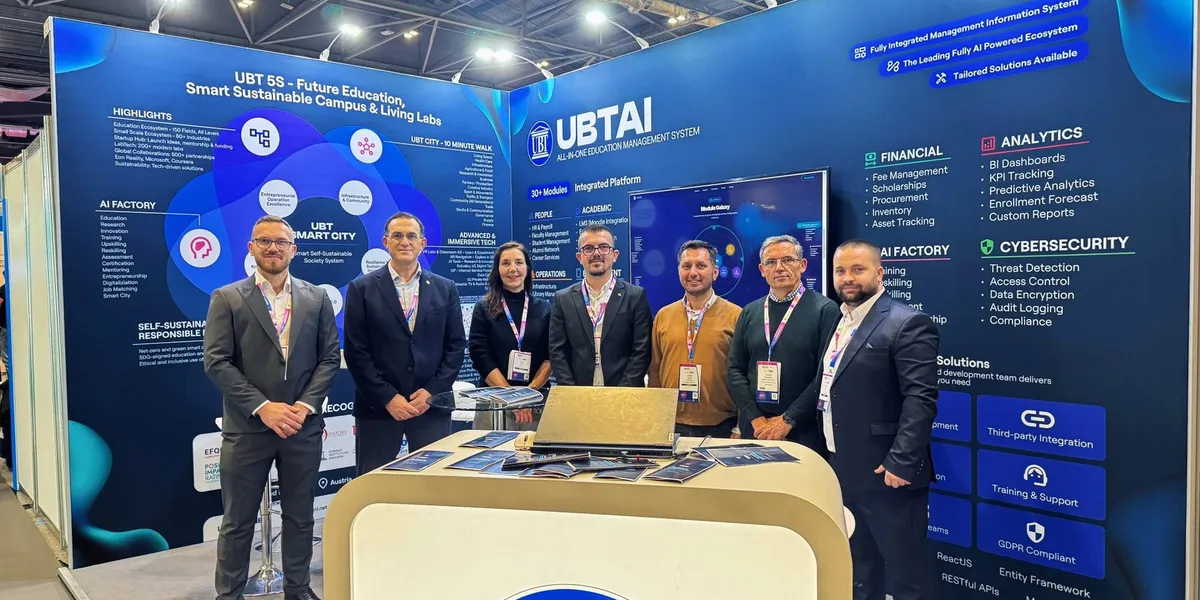 Ubt në BETT 2026 në Londër – prezanton modelin unik të Smart City