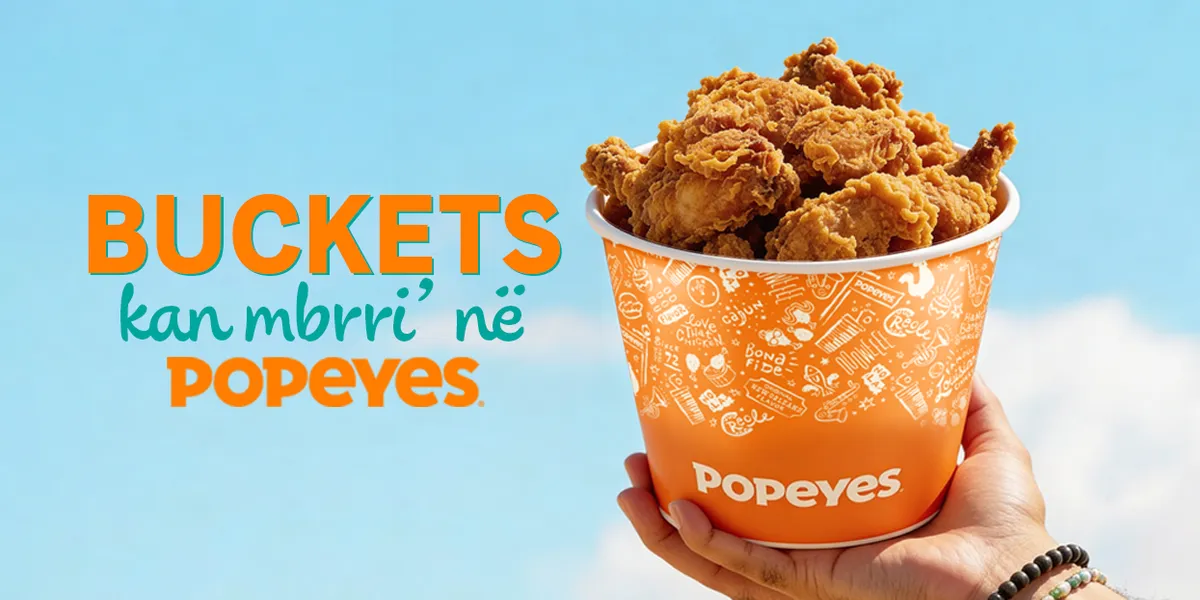 Nga Classic Crunch dhe Giant Dip Ranch deri te ofertat me buckets – produktet më të fundit nga Popeyes