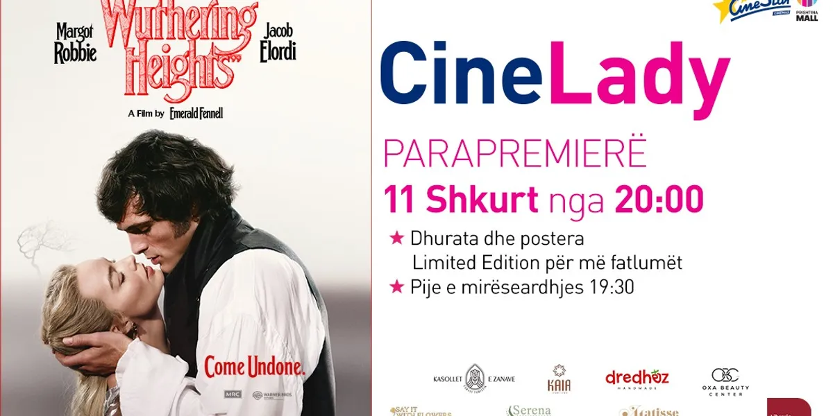 CineStar rikthen romancën në CineLady me filmin “Wuthering Heights” me 11 Shkurt