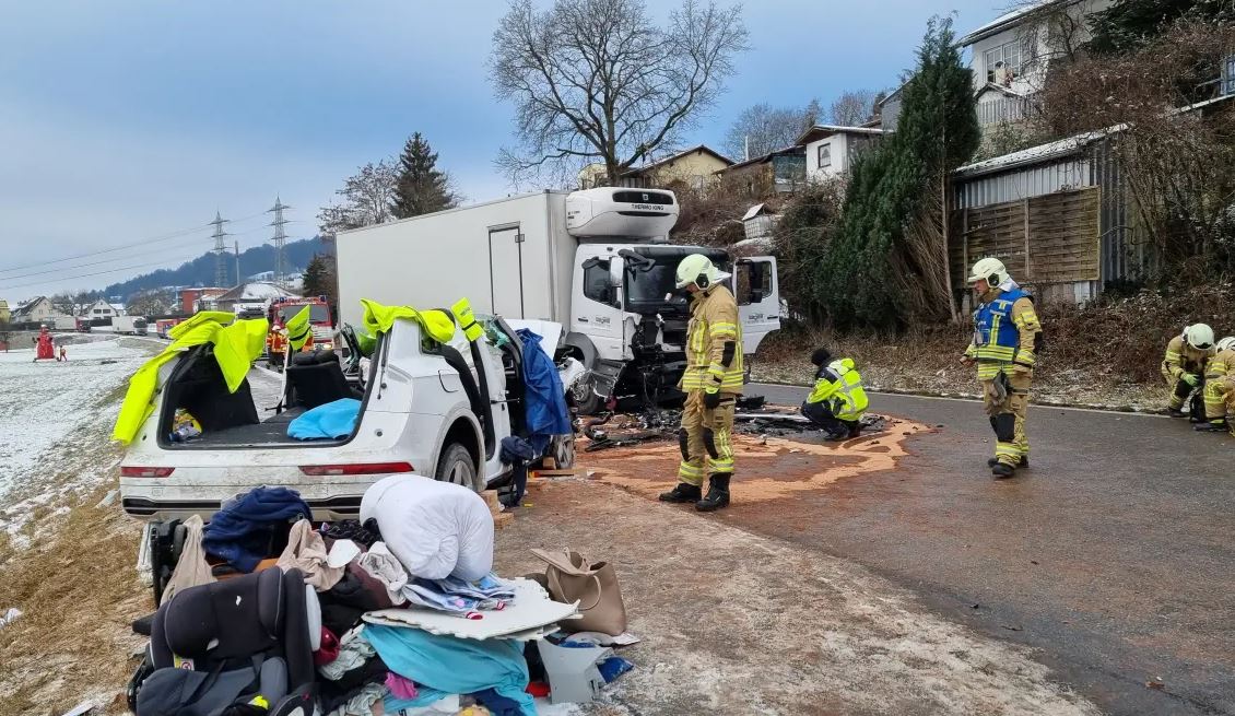 Aksidentohet familja shqiptare në Gjermani, “Audi” përplaset me një kamion! Plagosen rëndë 6 persona, mes tyre edhe tre të mitur