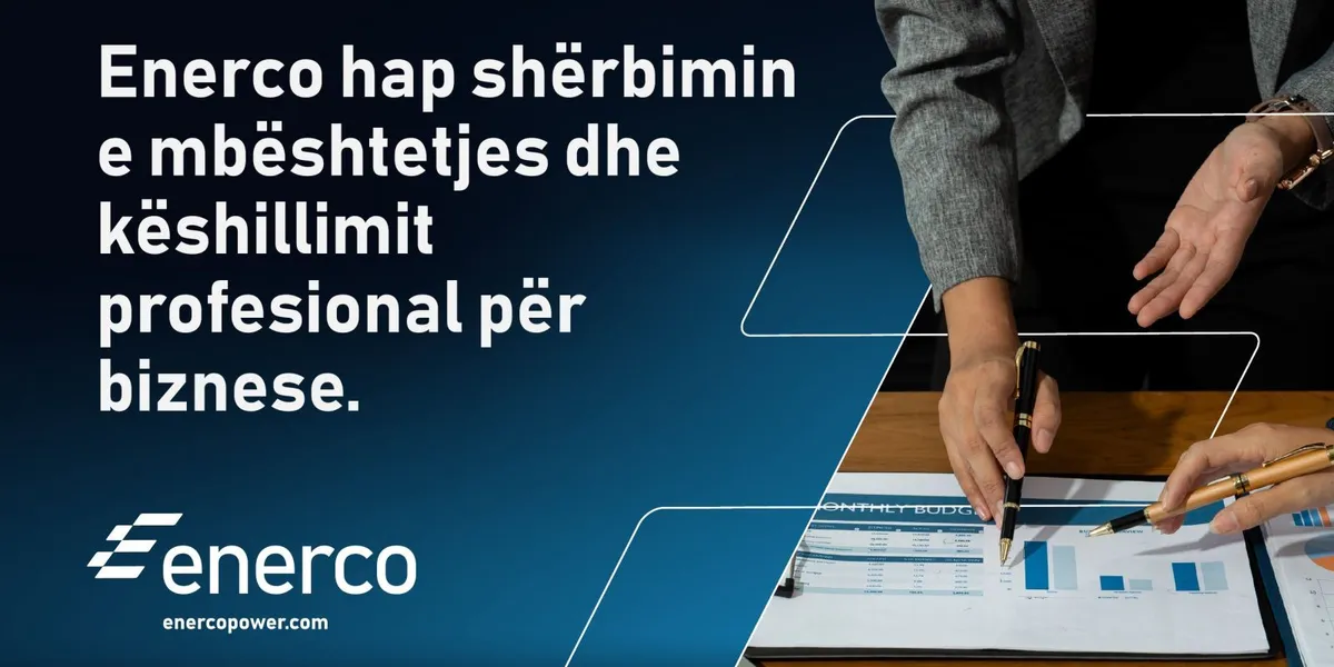 Enerco hap shërbimin e mbështetjes dhe këshillimit profesional për biznese