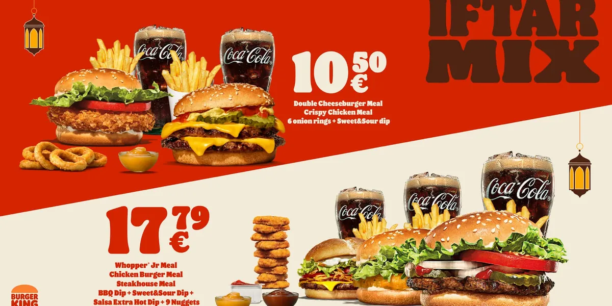 Dy kombinime perfekte për tryezën e iftarit – Iftar Mix nga Burger King