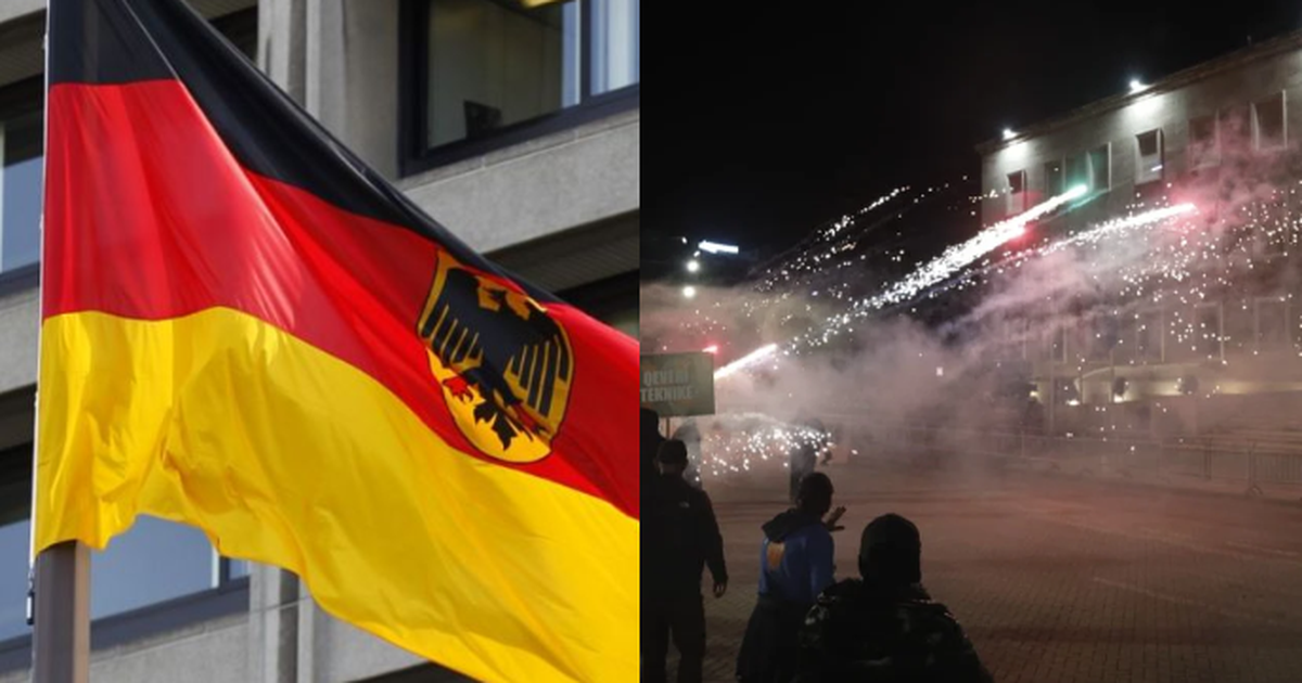 Protesta e PD me breshëri molotovësh e flamuj të Gjermanisë, reagon Ambasada e Gjermanisë: Dhuna, e papranueshme!