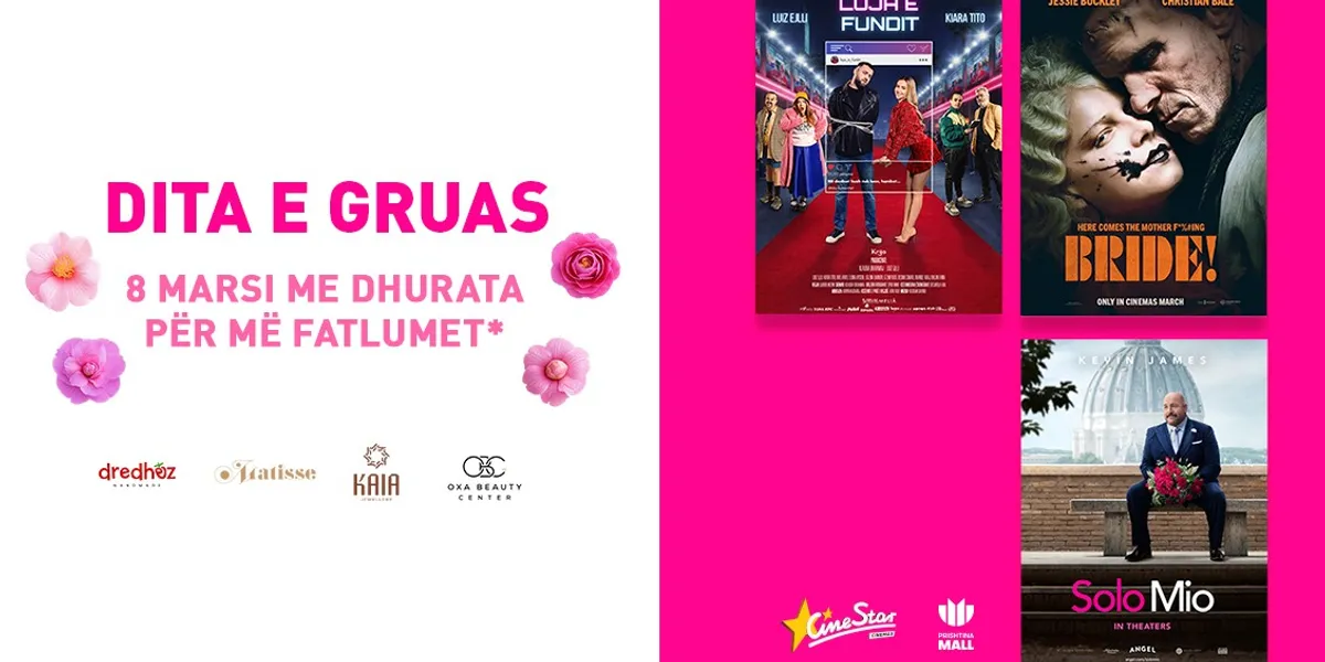 Pse Dita e Gruas është ideale për t’u festuar në CineStar?