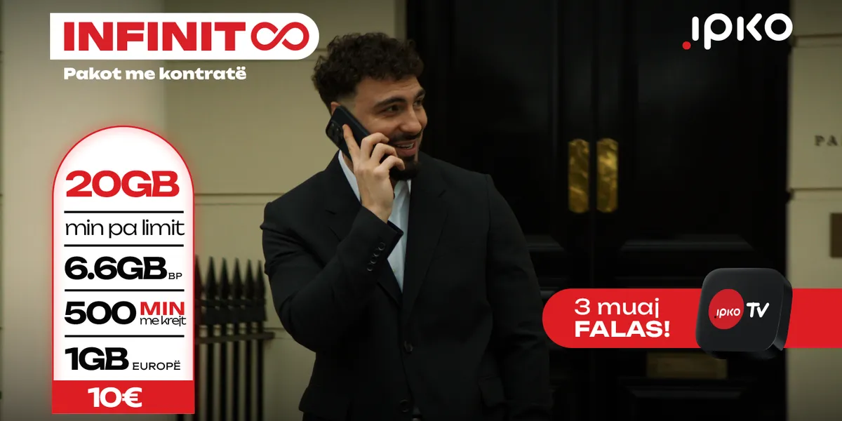 IPKO prezanton pakot e përditësuara INFINIT