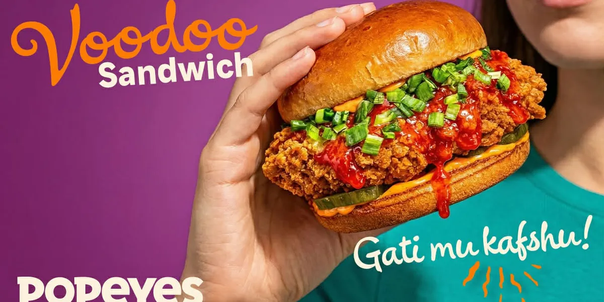 Produkti i më ri në Popeyes Kosova – Voodoo Sandwich
