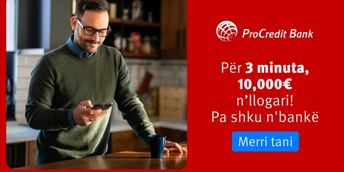 Për 3 minuta, 10.000€ n’llogari!