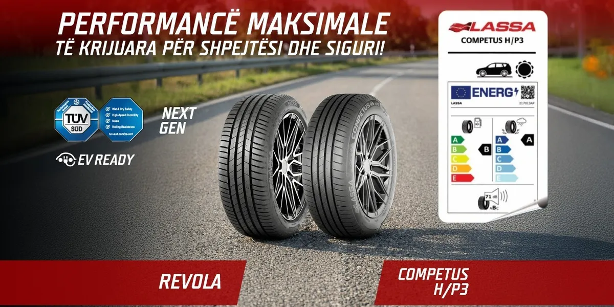 Siguri e dëshmuar në çdo kilometër: Gomat verore Lassa, zgjedhja e parë e shoferëve në Kosovë