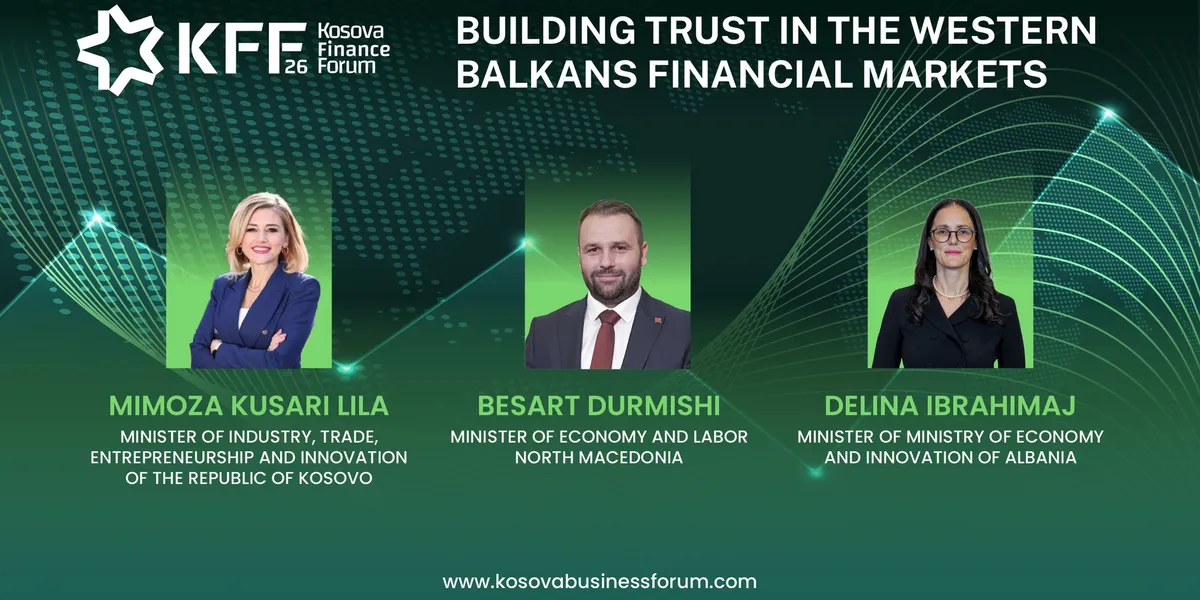Kosova Finance Forum 2026 ul në një tavolinë 3 ministra për zhvillimin industrial të rajonit