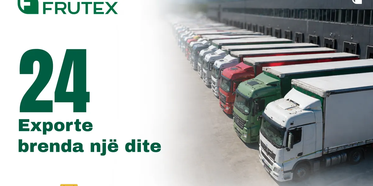 Frutex shënon rekord në eksport – 24 dërgesa brenda një dite drejt tregjeve ndërkombëtare