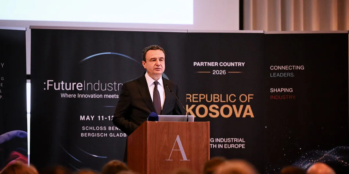 Kurti në “Future Industry Minds 2026”: Kosova ka potencial të madh për teknologji dhe industri