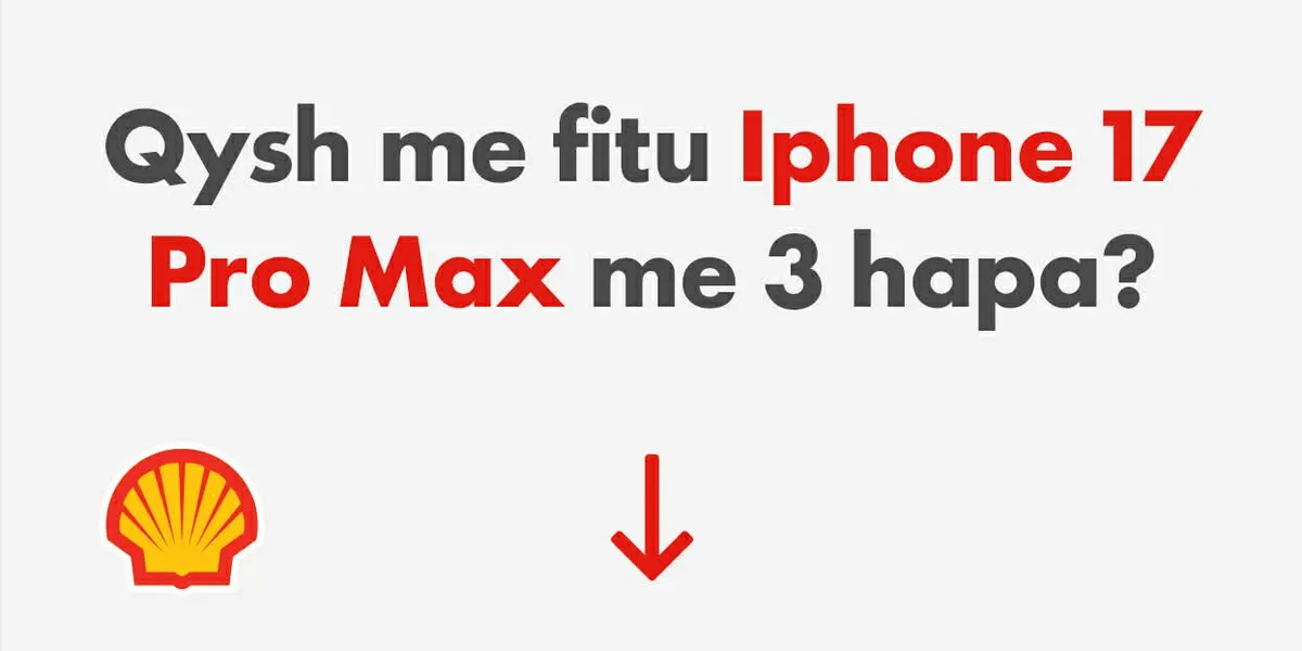 Shell Kosova Creator Awards vazhdon – bëje një foto dhe garo për iPhone 17 Pro Max