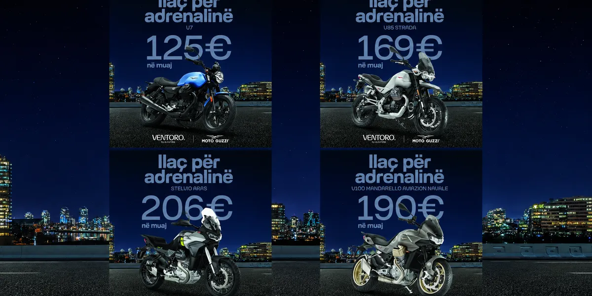 Merr Moto Guzzi me vetëm 125€ në muaj – dhe ktheje çdo rrugë në aventurë