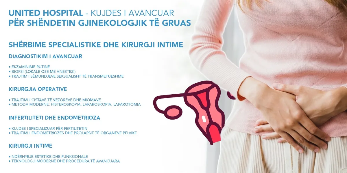 United Hospital – kujdes i avancuar për shëndetin gjinekologjik të gruas