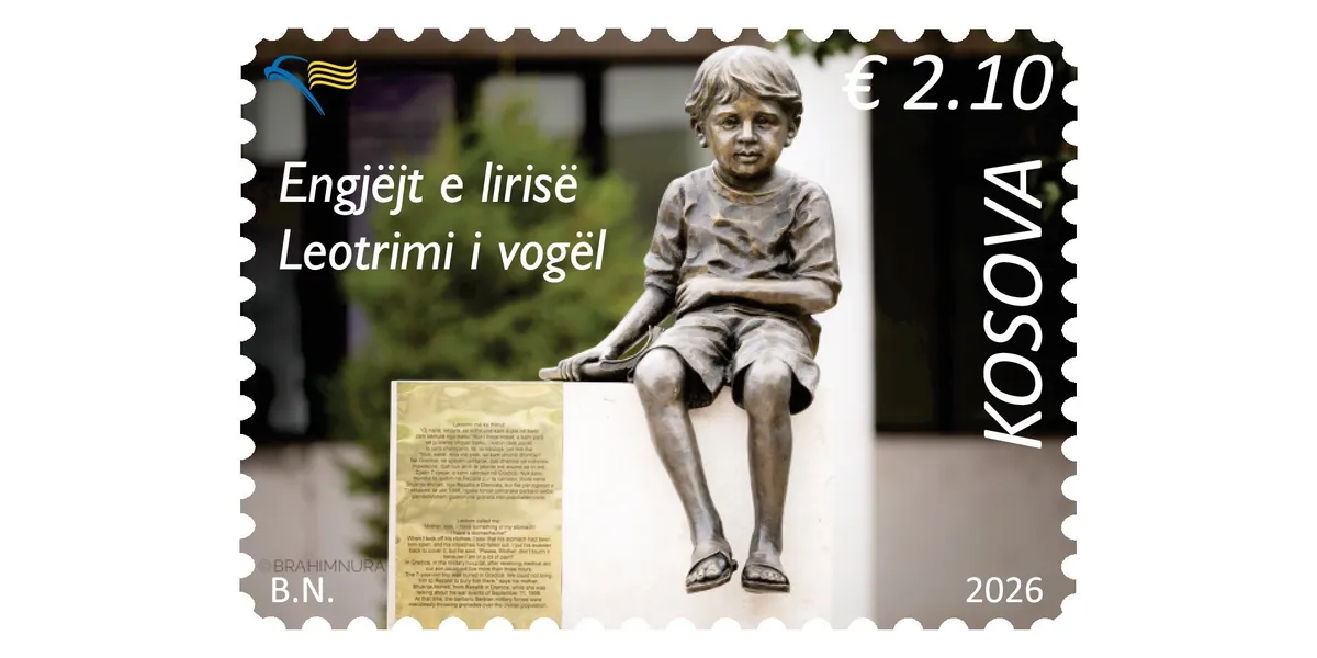 “Engjëjt e Lirisë”, emisioni i ri filatelik kushtuar fëmijëve të vrarë në luftë