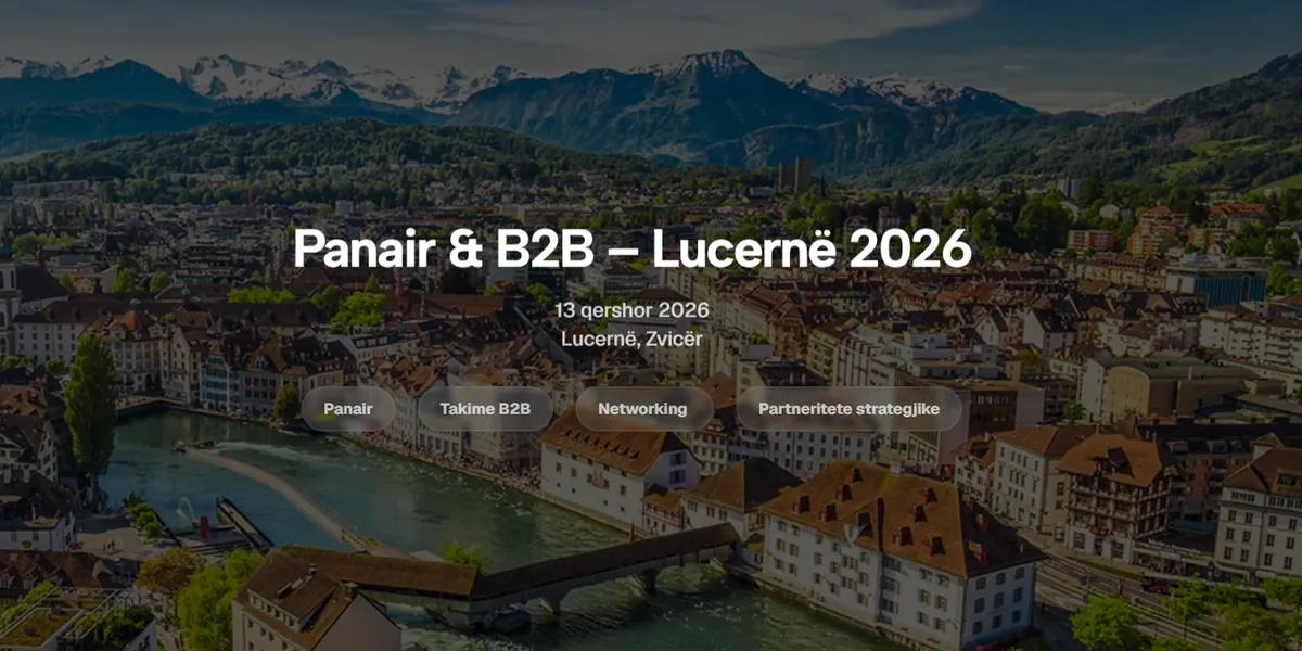 Bizneset shqiptare takohen në Lucernë për konferencë dhe panairin B2B 2026