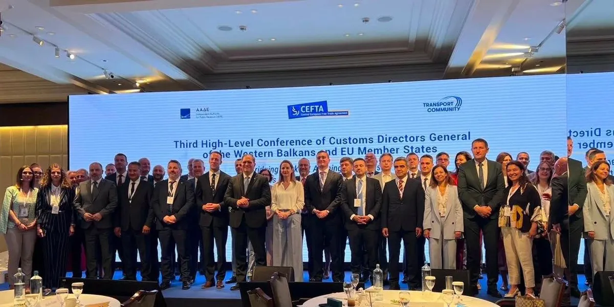 Drejtori Llugaliu prezanton progresin e Kosovës në Konferencën e Nivelit të Lartë të Drejtorëve të Doganave në Athinë