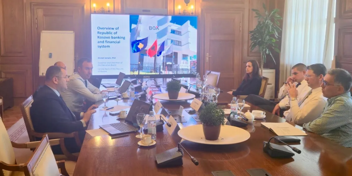 Guvernatori i BQK-së me delegacionin e tij zhvillon vizitë zyrtare në Bankën Qendrore të Kroacisë
