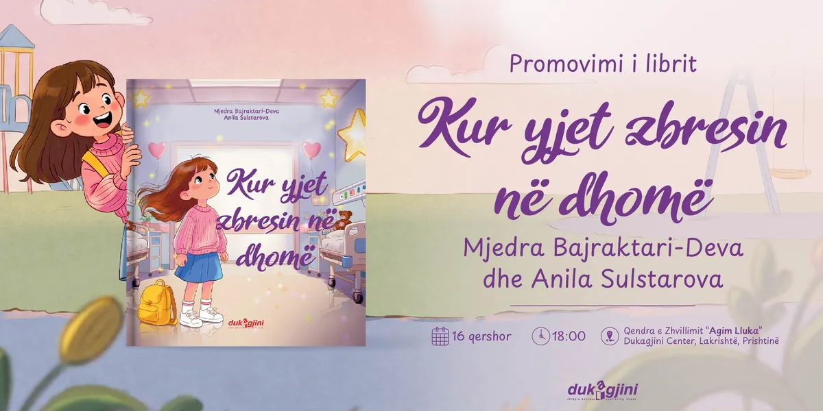 Nesër promovohet libri “Kur yjet zbresin në dhomë” nga Mjedra Bajraktari-Deva dhe Anila Sulstarova