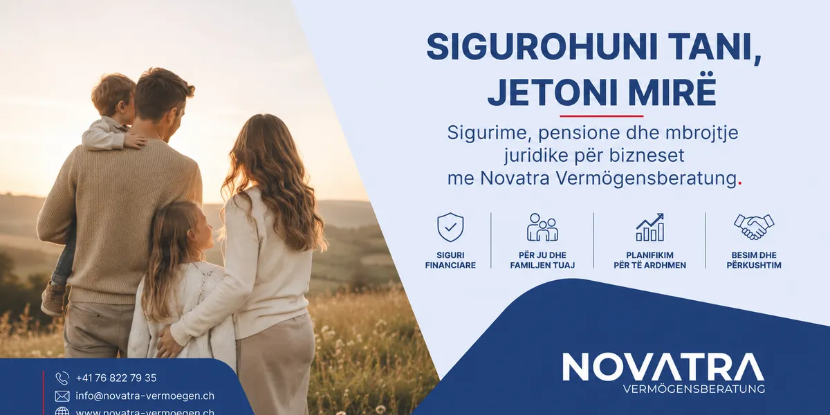 Sigurime, pensione dhe mbrojtje juridike për bizneset me NOVATRA Vermögensberatung