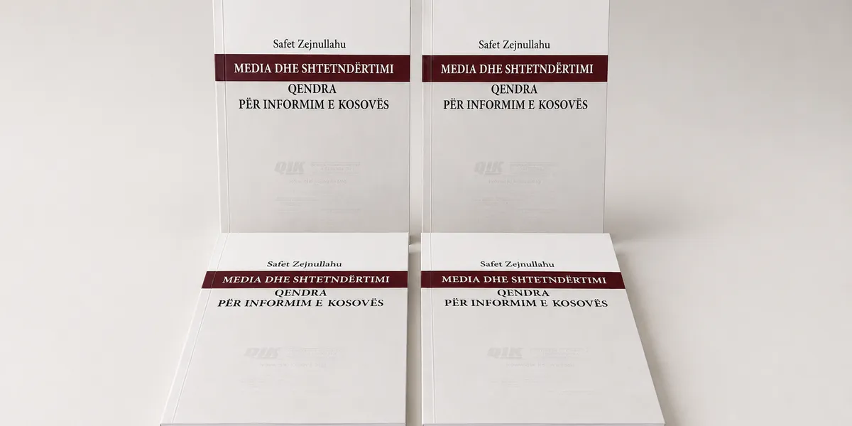 Publikohet libri i profesorit Safet Zejnullahu, “Media dhe shtetndërtimi – Qendra për Informim e Kosovës”
