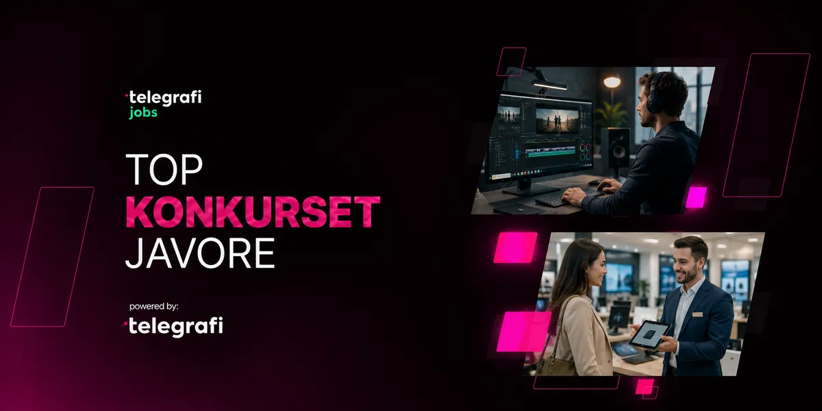 Konkurset e javës në Telegrafi Jobs: vende pune në media, shitje dhe tregti