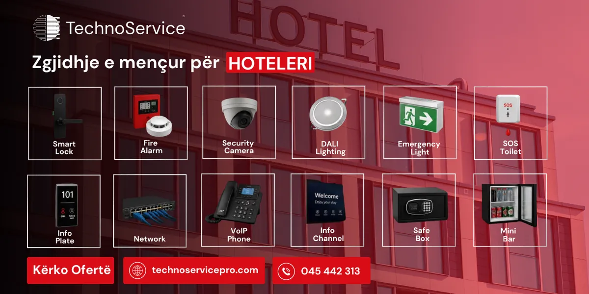 Techno Service Pro – partneri juaj i besueshëm për teknologji të organizuar në hoteleri