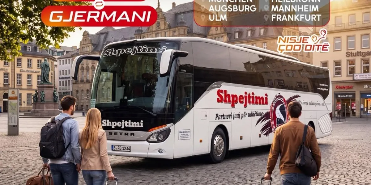 Udhëtimet Kosovë–Gjermani bëhen më të lehta me Kompaninë Turistike Shpejtimi